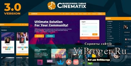 Тема WordPress - Cinematix v3.0.4