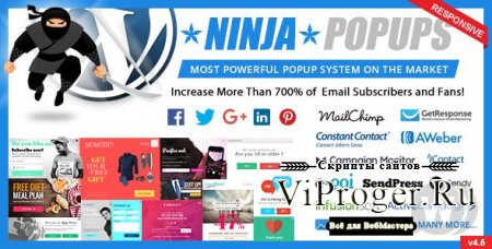Плагин WordPress - Ninja Popups v4.6.5